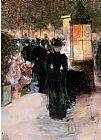 Paris Nocturne by childe hassam